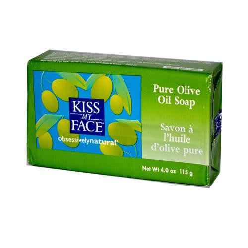 Kiss My Face Bar Soap Pure Olive Oil Fragrance Free - 4 Oz