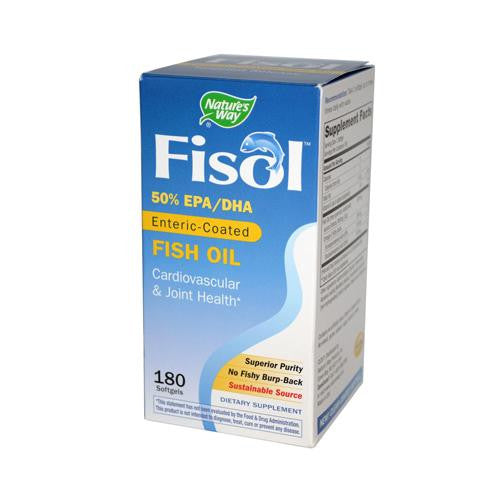 Nature's Way Fisol Fish Oil - 180 Softgels