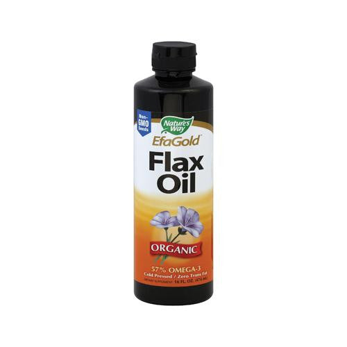 Nature's Way Efagold Flax Oil Organic - 16 Fl Oz