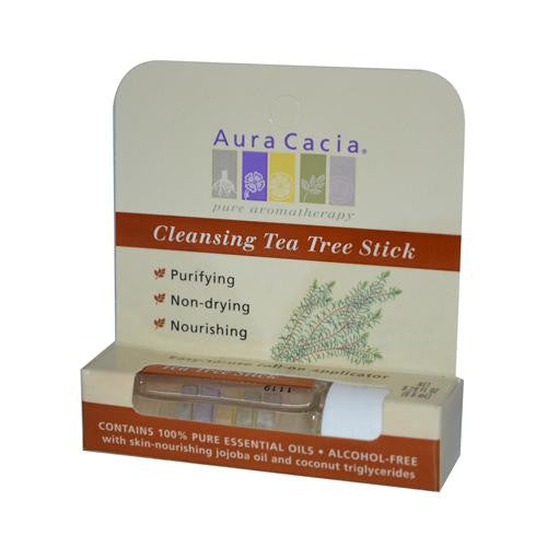 Aura Cacia Cleansing Stick Tea Tree - 0.29 Fl Oz - Case Of 6