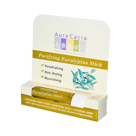 Aura Cacia Purifying Eucalyptus Stick - 0.29 Fl Oz - Case Of 6