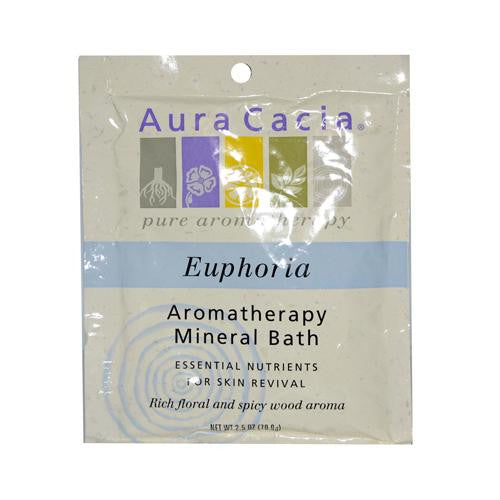 Aura Cacia Aromatherapy Mineral Bath Euphoria - 2.5 Oz - Case Of 6