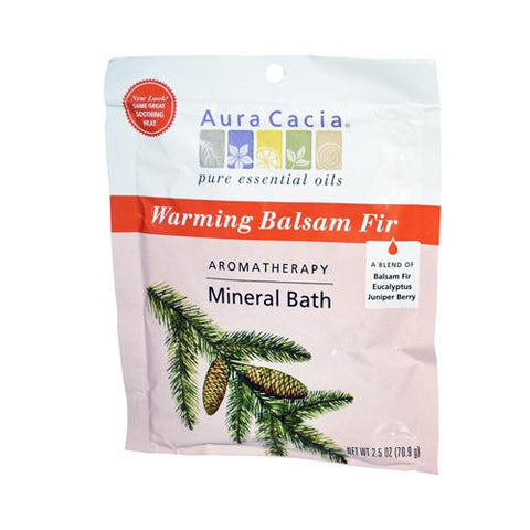 Aura Cacia Aromatherapy Mineral Bath Soothing Heat - 2.5 Oz - Case Of 6