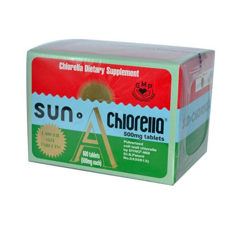 Sun Chlorella A Tablets - 500 Mg - 600 Tablets