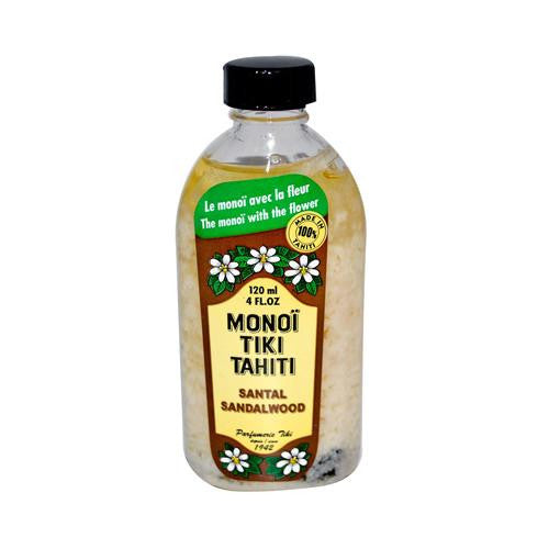 Monoi Tiare Tahiti Santal Sandalwood Coconut Oil - 4 Fl Oz