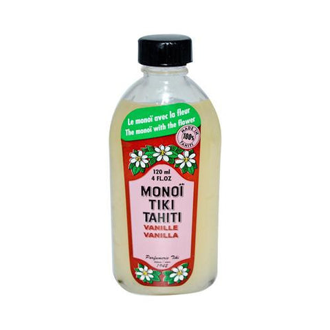 Monoi Tiare Tahiti Coconut Oil Vanilla - 4 Fl Oz