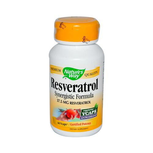 Nature's Way Resveratrol - 60 Vegetarian Capsules