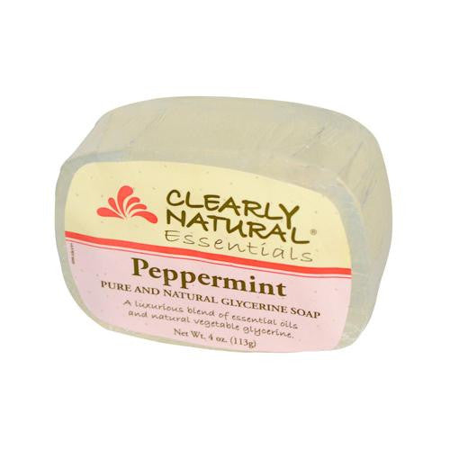 Clearly Natural Glycerine Bar Soap Peppermint - 4 Oz