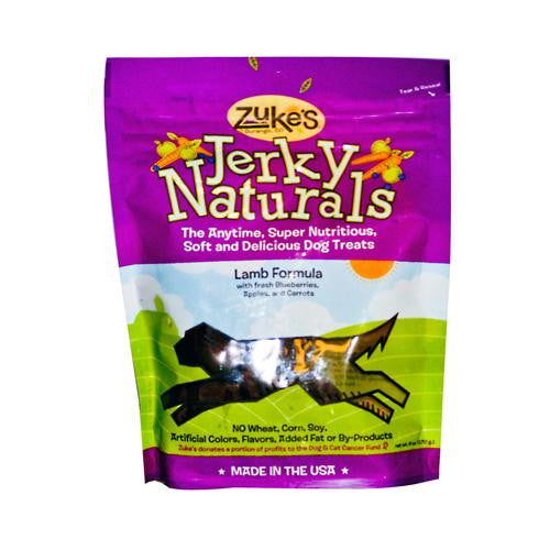 Zuke's Jerky Naturals For Dogs Lamb Formula - 6 Oz