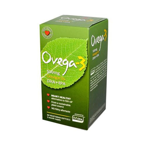 Amerifit Nutrition Ovega-3 - 500 Mg - 60 Vegetarian Softgels