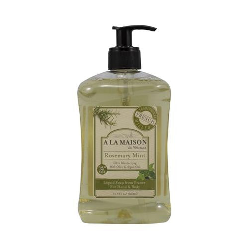 A La Maison French Liquid Soap Rosemary Mint - 16.9 Fl Oz