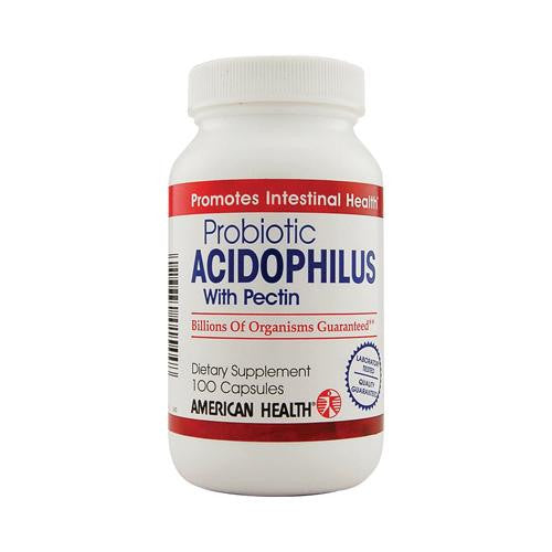 American Health Probiotic Acidophilus With Pectin - 100 Capsules