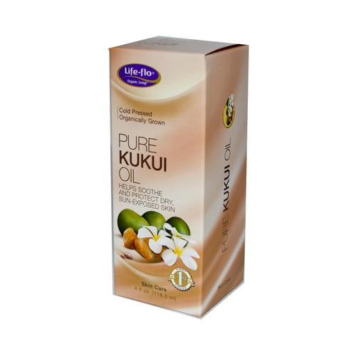 Life-flo Pure Kukui Oil Organic - 4 Fl Oz