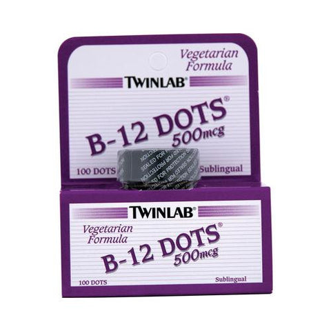 Twinlab B-12 Sublingual Dots - 500 Mcg - 100 Tablets