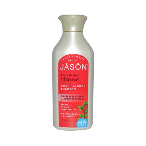 Jason Pure Natural Color Protect Henna Shampoo - 16 Fl Oz