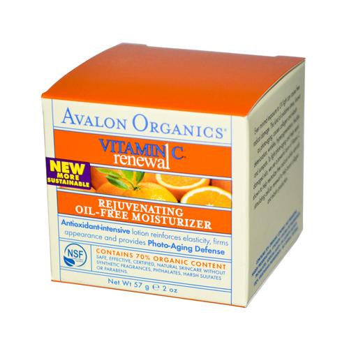 Avalon Organics Rejuvenating Oil-free Moisturizer Vitamin C - 2 Fl Oz