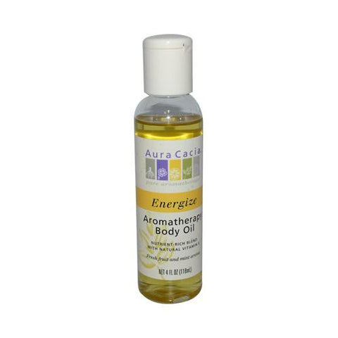 Aura Cacia Aromatherapy Body Oil Energize - 4 Fl Oz