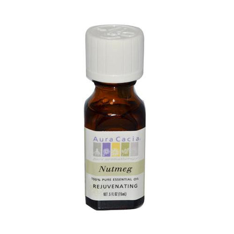 Aura Cacia Pure Essential Oil Nutmeg - 0.5 Fl Oz