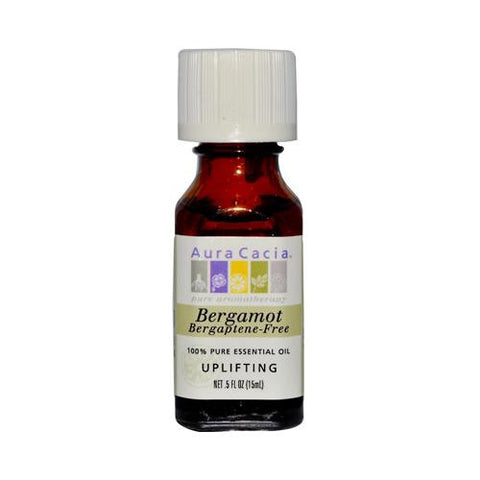 Aura Cacia Pure Essential Oil Bergamot - 0.5 Fl Oz