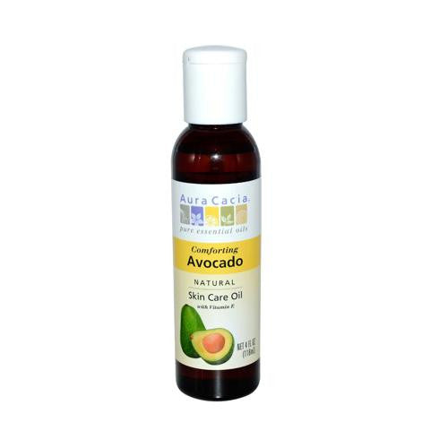 Aura Cacia Natural Skin Care Oil Avocado - 4 Fl Oz