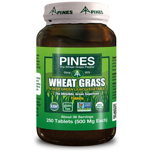 Pines International Wheat Grass - 500 Mg - 250 Tablets