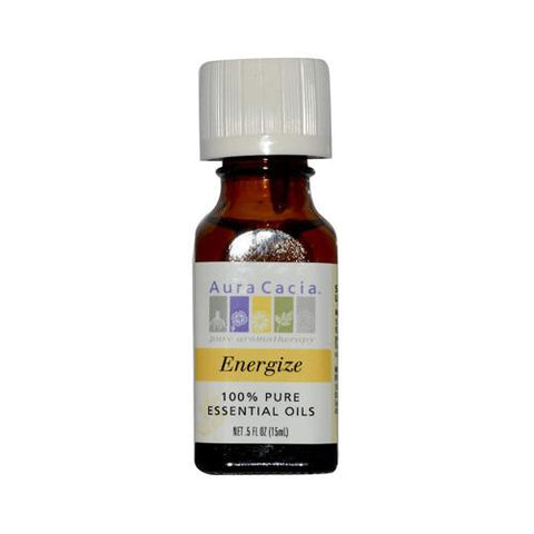 Aura Cacia Pure Essential Oil Energize - 0.5 Fl Oz