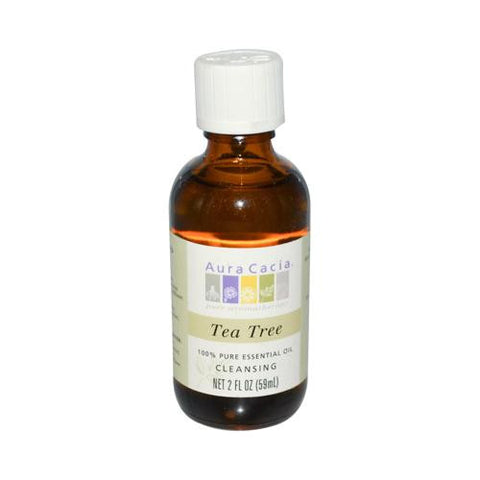 Aura Cacia 100% Pure Essential Oil Tea Tree Cleansing - 2 Oz