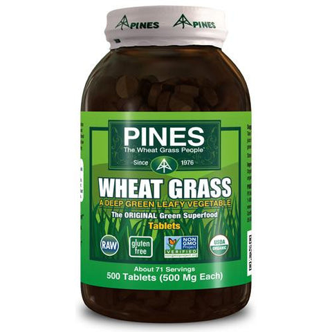 Pines International Wheat Grass - 500 Mg - 500 Tablets