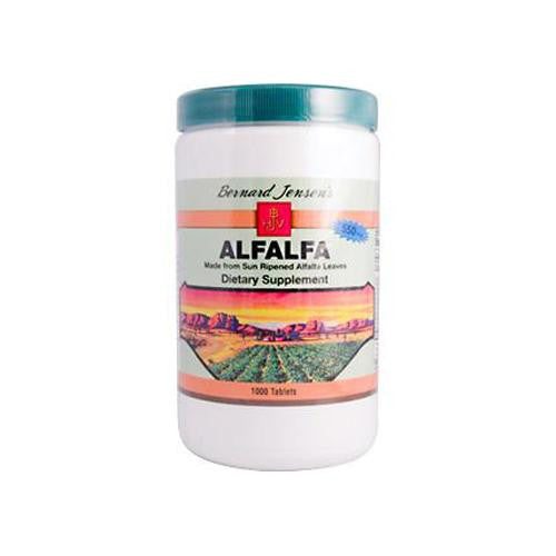 Bernard Jensen Alfalfa Leaf Tablets - 550 Mg - 1000 Tablets