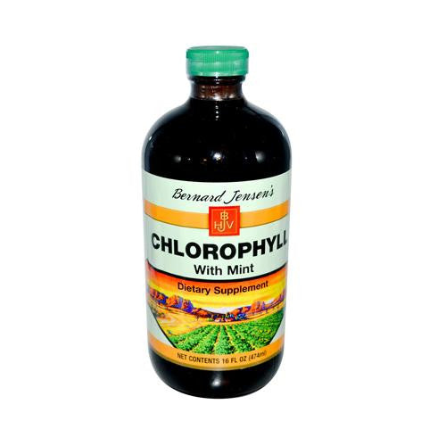 Bernard Jensen Chlorophyll Mint - 16 Fl Oz