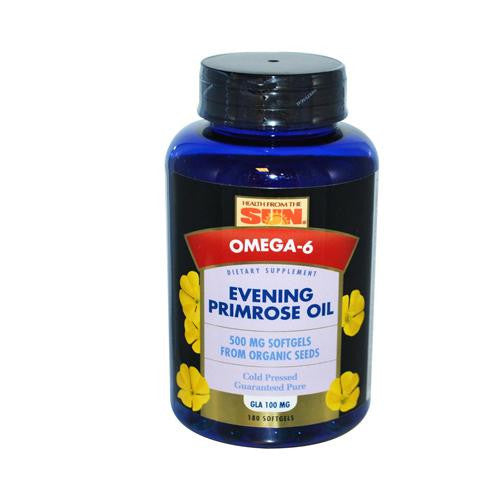 Health From The Sun Evening Primrose Oil - 500 Mg - 180 Softgels