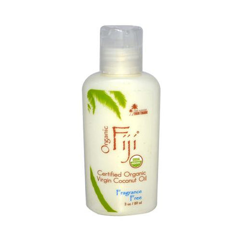 Organic Fiji Virgin Coconut Oil Fragrance Free - 3 Oz