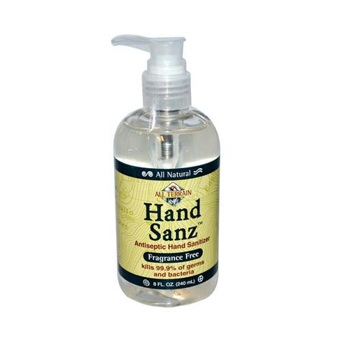 All Terrain All-natural Hand Sanz Fragrance Free - 8 Fl Oz