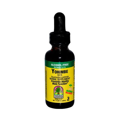 Nature's Answer Yohimbe Bark Alcohol Free - 1 Fl Oz