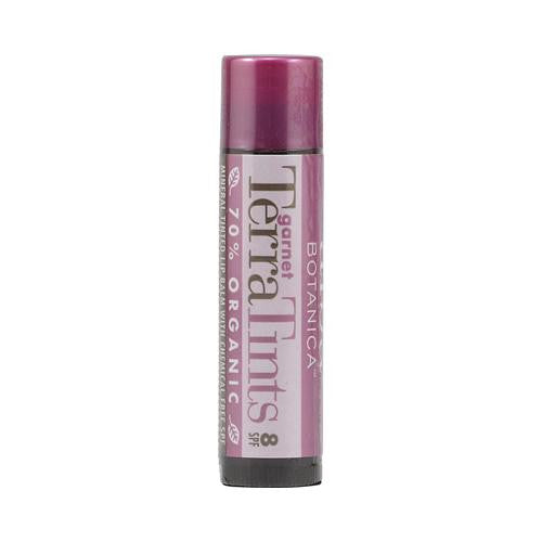 Alba Botanica Terra Tints Lip Balm Spf 8 Garnet - 0.15 Oz - Case Of 12