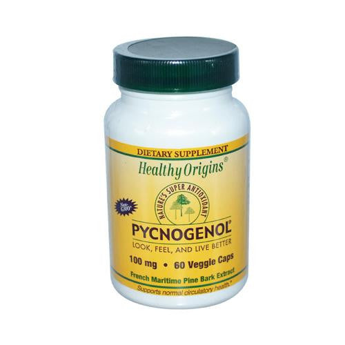 Healthy Origins Pycnogenol - 100 Mg - 60 Vegetarian Capsules