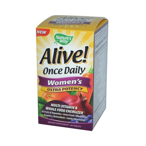 Nature's Way Alive Once Daily Women's Multi-vitamin Ultra Potency - 60 Tablets