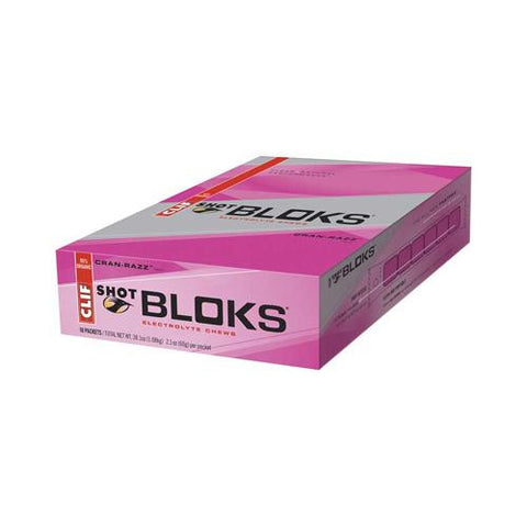 Clif Bar Clif Shot Bloks - Organic Cranberry - Case Of 18 - 2.1 Oz