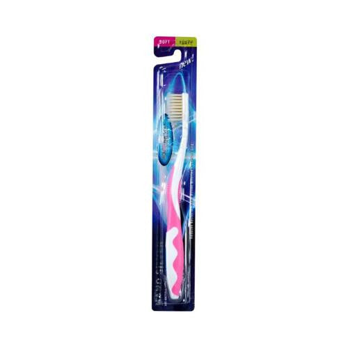 Mouth Watchers Antibacterial Youth Toothbrush Display Case - Pink - Case Of 20