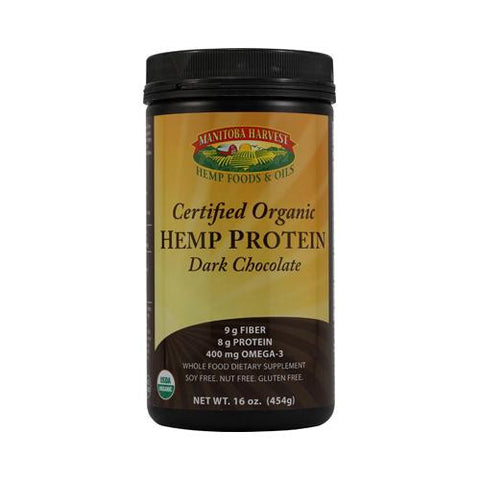 Manitoba Harvest Organic Hemp Protein Dark Chocolate - 16 Oz