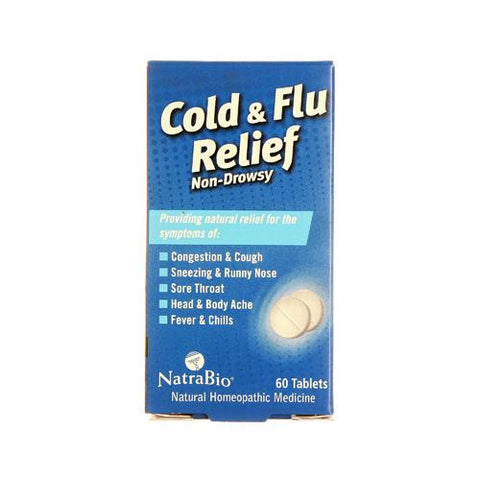 Natrabio Cold And Flu Relief Non-drowsy - 60 Tablets