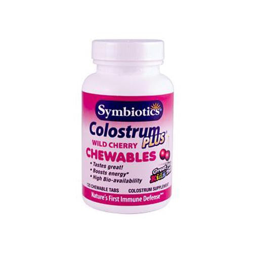 Symbiotics Colostrum Plus Wild Cherry - 1 G - 120 Chewables