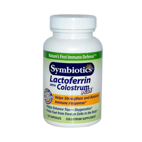 Symbiotics Lactoferrin With Colostrum Plus - 480 Mg - 120 Capsules