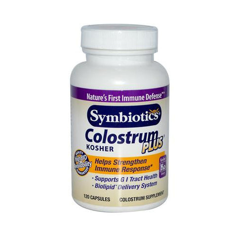 Symbiotics Colostrum Plus Kosher - 120 Capsules