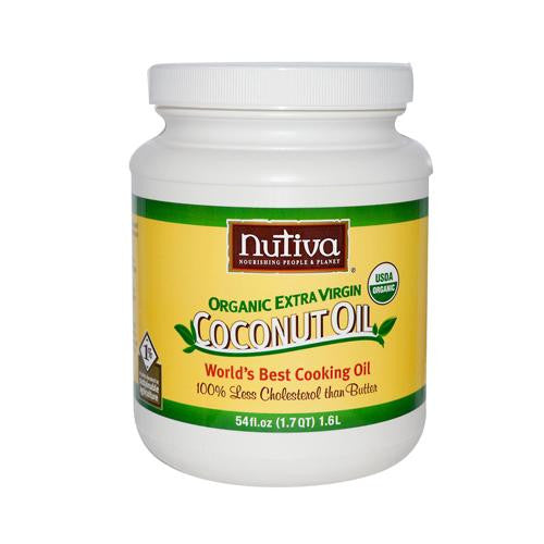 Nutiva Extra Virgin Coconut Oil Organic - 54 Fl Oz