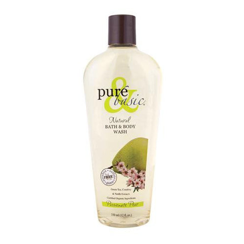 Pure And Basic Body Wash - Passionate Pear - 12 Oz