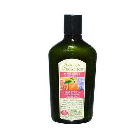 Avalon Organics Refreshing Shampoo Grapefruit And Geranium - 11 Fl Oz