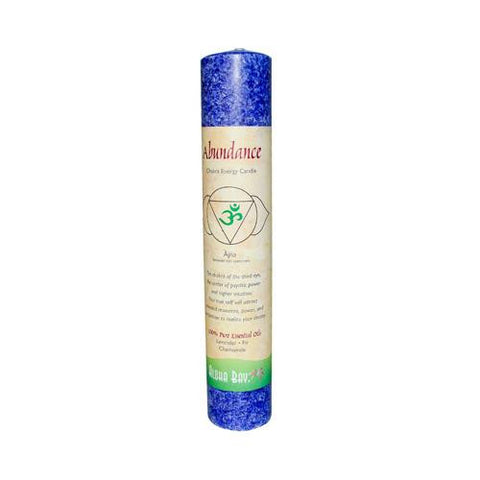 Aloha Bay Chakra Pillar Candle Abundance Indigo - 1 Candle