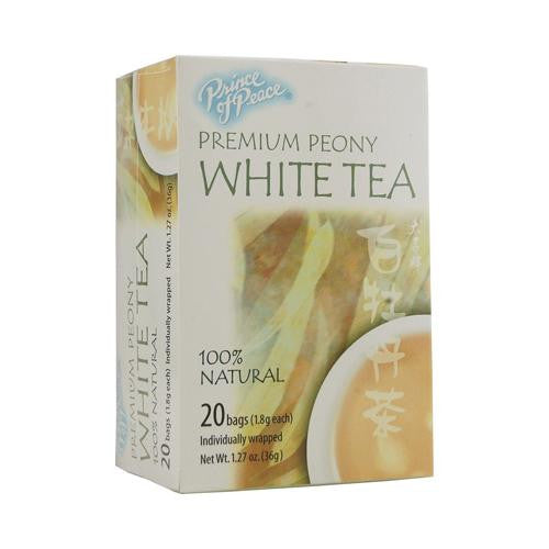 Prince Of Peace Natural Premium Peony White Tea - 20 Tea Bags