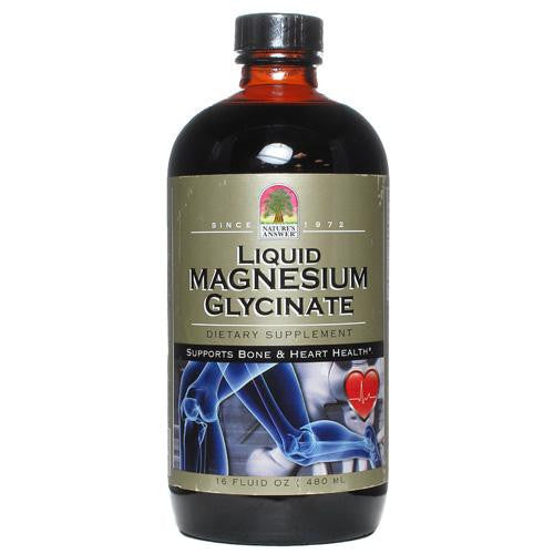 Nature's Answer Magnesium Malate And Glycinate - Liquid - 16 Fl Oz